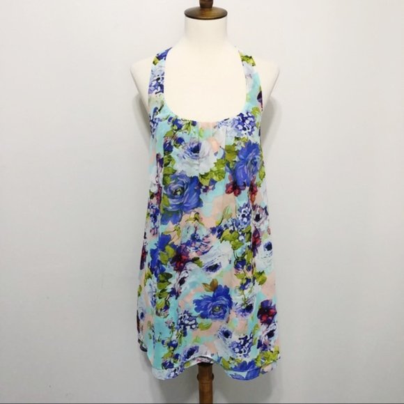 SHOW ME YOUR MUMU Floral Candy Strappy Shift Dress - Picture 2 of 8